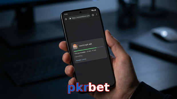 Main screen of Pkrbet apk page for PK players